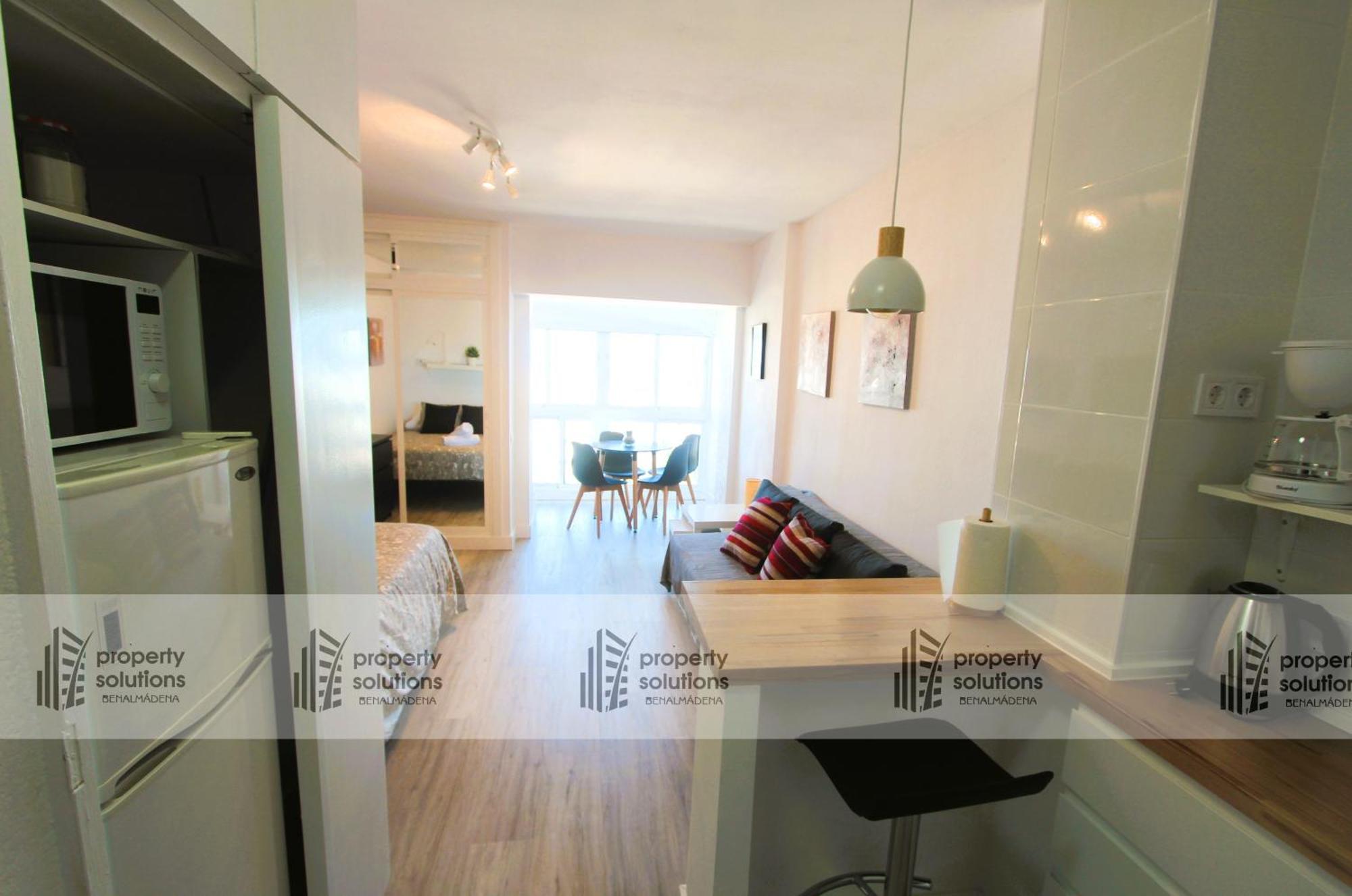 714 Iris Apartamento - Vista Al Mar - Cerca De Tren, Restaurantes, Tiendas - Playa A 10 Min Caminando Benalmádena Buitenkant foto